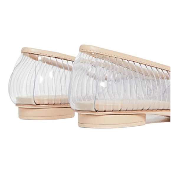 New Cult Gaia Leena Flats Clear Size 9 US / 39 EU - Picture 3 of 12